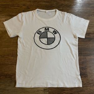 White BMW basic logo tee - Four available